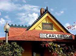 Old train station Carlsbad, California