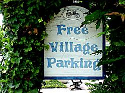 free village parking sign, Carlsbad
