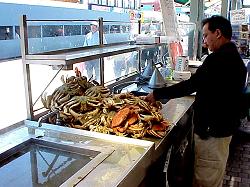 Fresh crabs at Fisherman's Wharf San Francisco