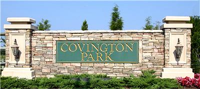 Entrance landmark to Covington Park