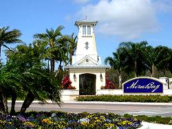 Entrance to MiraBay Apollo Beach Florida