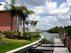 MiraBay home with dock on canal to Tampa Bay