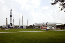 Rocket Garden is a Kennedy Space Center Visitor Complex hallmark