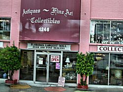 antiques fine art collectibles storefront