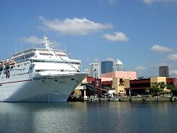 cruise ship at channelside