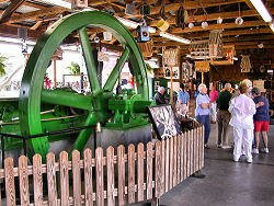 Antique steam engine