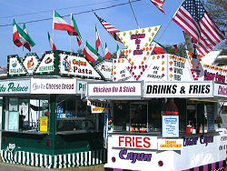 Florida State Fair food stands