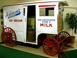 Old milk wagon