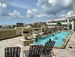 Enjoy the view from the pool deck