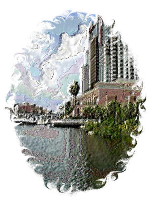 Image of Tampa Bay waterfront marina hotel