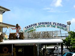 Tarpon Springs, Florida sign Sponge Capitol of the World