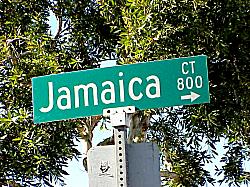 street sign Jamaca Ct.