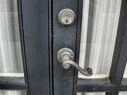 door knob and lock