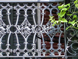 decorative iron rail