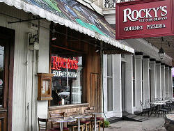 Rocky's Pizza storefront