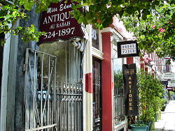 front of Miss Edna's Antiques