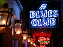 Blues Club neon sign