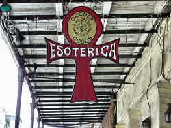 Esoterica Occult Goods sign