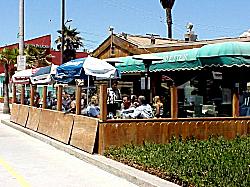 Eat on the boardwalk in Pacific Beach