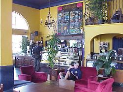 inside coffee shop