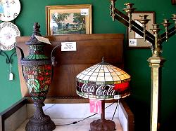 antique store window display