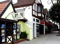 Solvang, California coffee hut