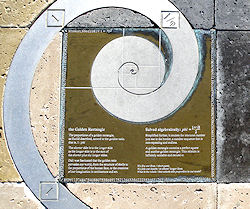 detail of golden rectangle