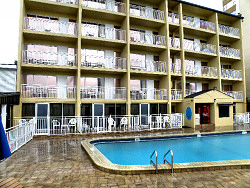 Spacious balcony or patio