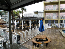 Tiki bar on the beach