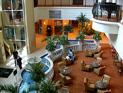 Relax in the lobby