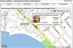 Google map of hotel location