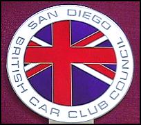 San Diego British Car Club Council Badge
