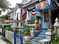 entrance to Winnie's restaurant