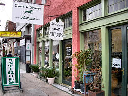 antique shop storefronts