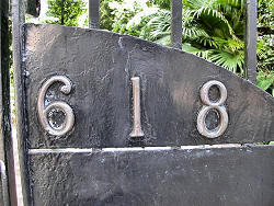 618 address on gate