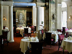 inside of elegant dining room