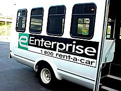 Enterprise car rental shuttle