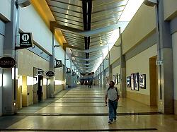 inside walkway to planes