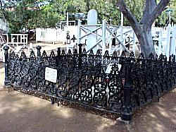 iron grave fence keep in spirits