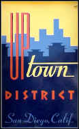 Up Town District San Diego Calif. sign