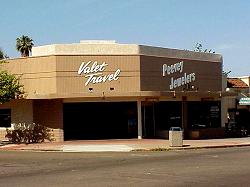 Valet Travel and Peevey Jewelers storefront