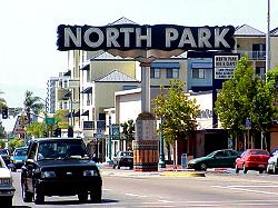 North Park community street sign