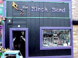 entrance to the Black Bead store