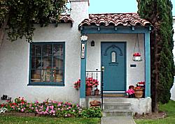 small Spanish style home