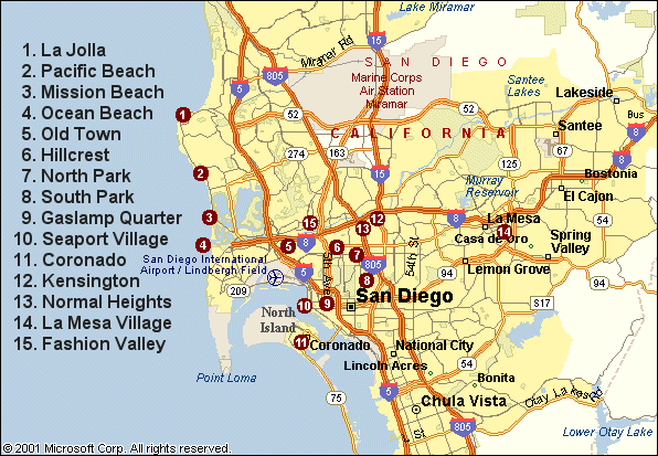 San Diego Map | Maps
