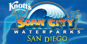 Knott's Berry Farm Soak City Waterparks San Diego in Chula Vista