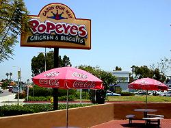 Popeyes sign