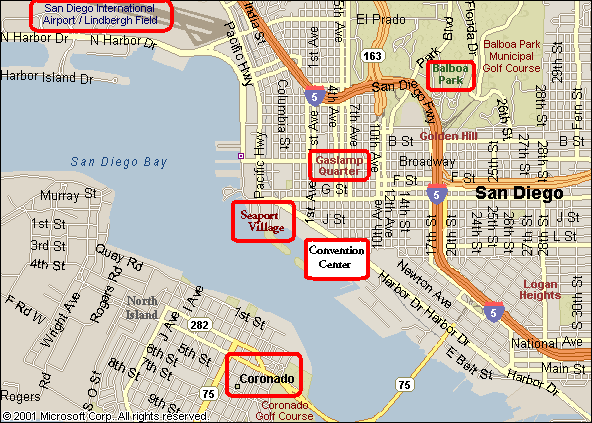 San Diego Convention Center Map
