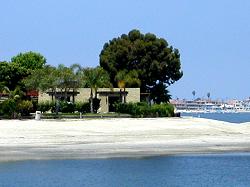 view of hotel room on the beach from the bay