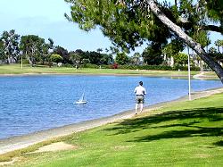 Hobby boats, Mission Bay San Diego, California